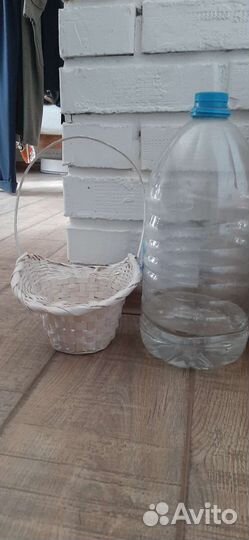 Корзина плетёная для цветов