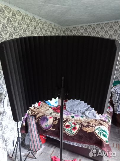 Микрофонная стойка/акустический экран/паук