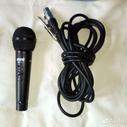Микрофон проводной BBK; Кабель 5метров