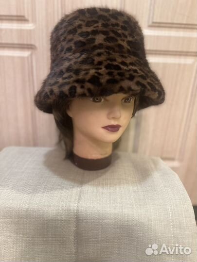Шапки норковые, мутон р. 58