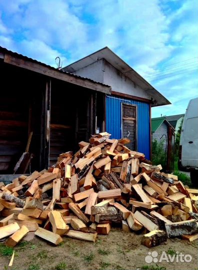 Дрова сухие в укладку любого объема