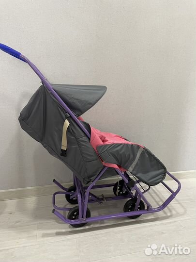 Детские санки коляска
