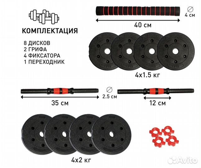 Гантели новые