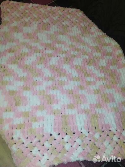 Плед детский из alize puffy