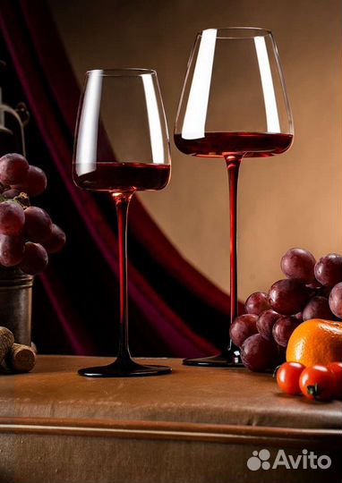 Набор бокалов в стиле bork 360 и 590 мл