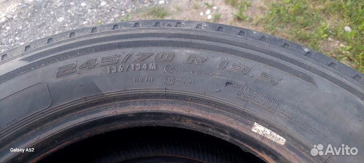 Продам резину 245/70 r 19.5