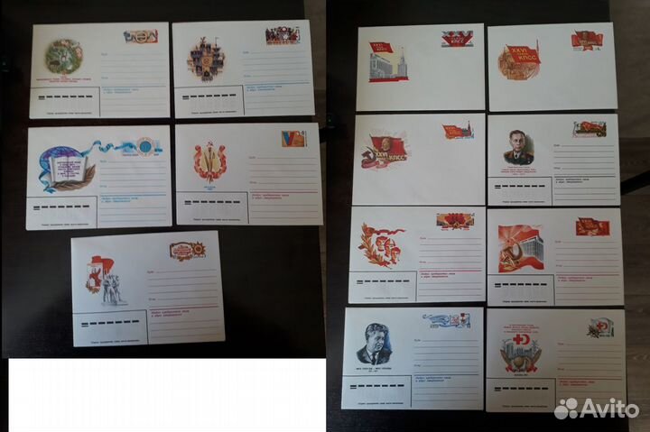 Конверты с оригинальной маркой (88 шт.), СССР