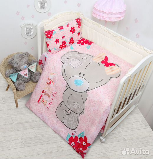 Комплект постельного белья в детскую кроватку