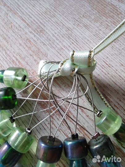 Маркеры для вязания на спицах тросике