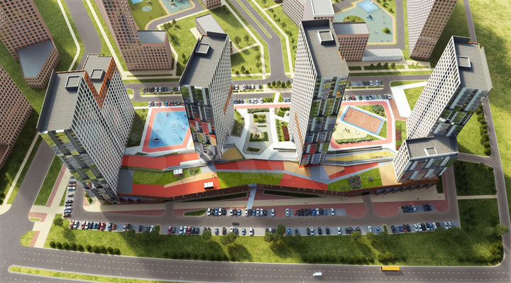 2-к. квартира, 61,5 м², 3/26 эт.