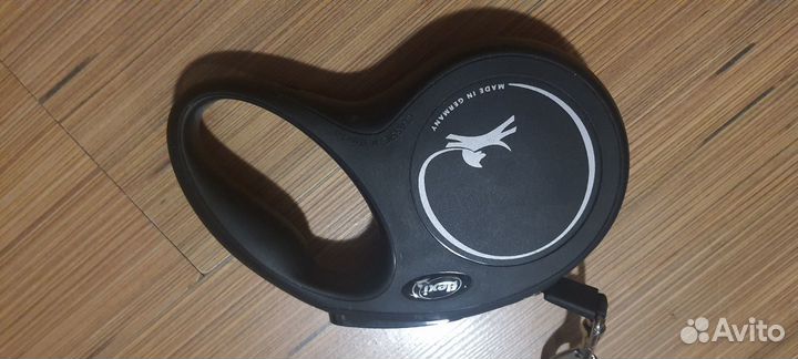 Поводок ошейник с рулеткой для крупных собак 50+кг