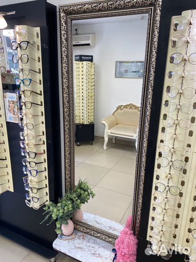 Зеркало ростовое в багетной раме