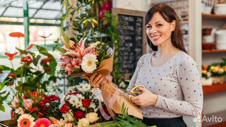 Продавец-консультант в цветочный салон