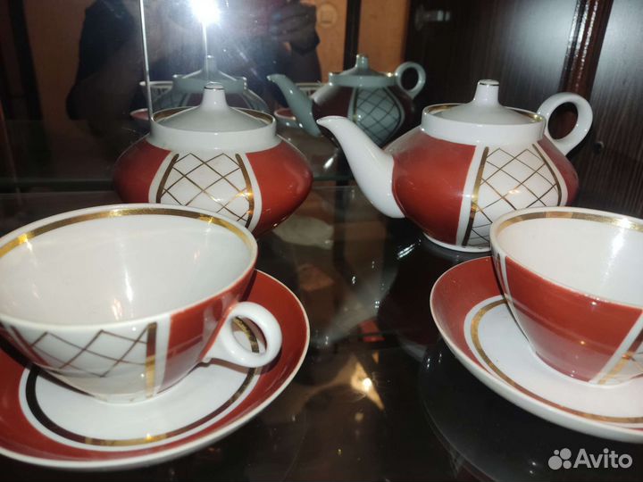 Чайный сервиз Дулëво 1968 год Фарфор