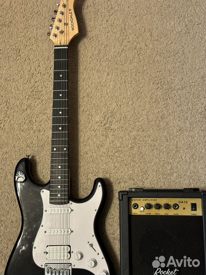 Гитара Rockdale stars hss bk с комбиком