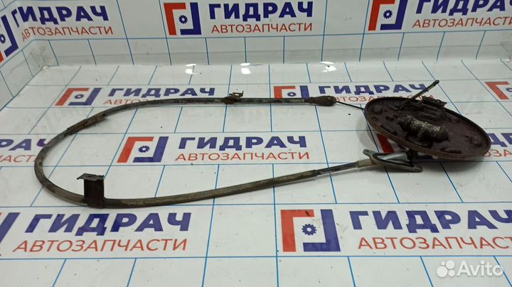 Щит опорный задний правый с тросом Nissan Almera Classic 44020-95F0B. 36530-95F0A-трос