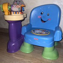 Fisher price музыкальный стульчик в подарок столик