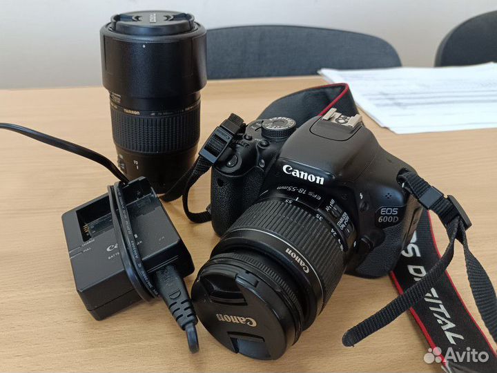 Зеркальный фотоаппарат canon 600d