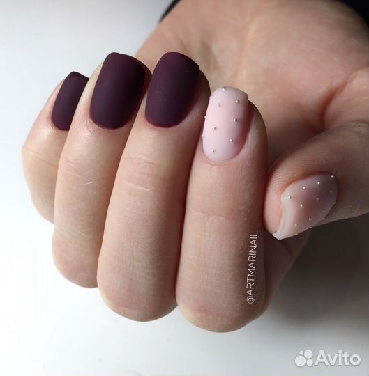 Маникюр, покрытие гель-лак и наращивание