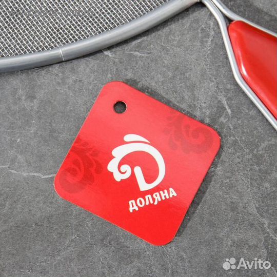 Экран от брызг Доляна, d33 см, с ручкой