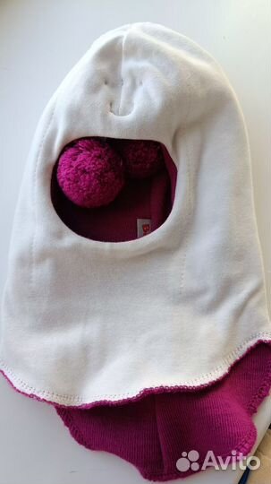 Шапка шлем для девочки р.44-46