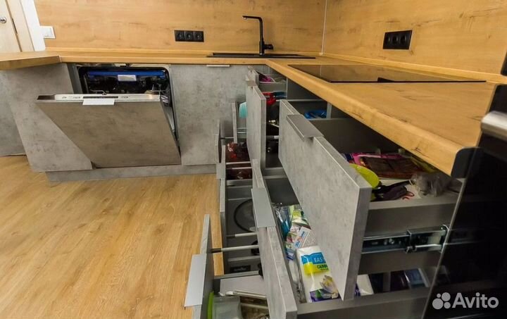 Кухонный гарнитур на заказ цена за всё