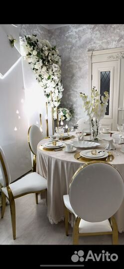 Прокат столы и стулья на свадьбу