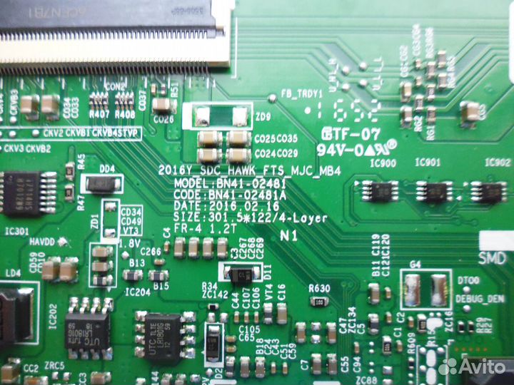 T-con BN41-02481A LSF490HN02-L