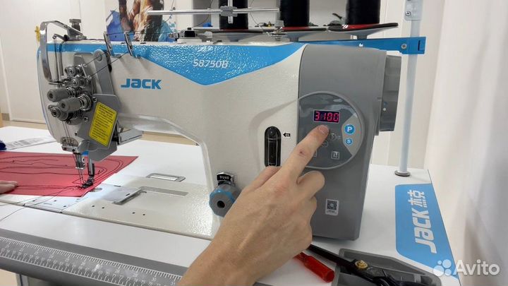Двухигольная швейная машина автомат Jack 58750B