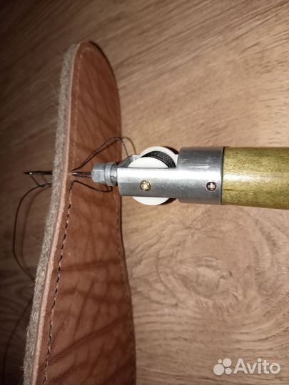 Стельки натуральная кожа + войлок ручная работа