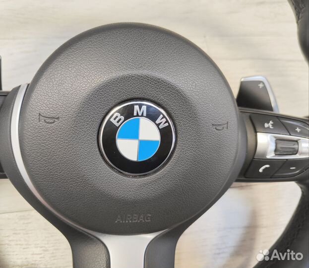 BMW F руль M обогрев лепестки