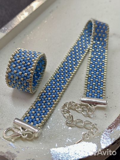 Браслет из бисера, украшения из японского бисера