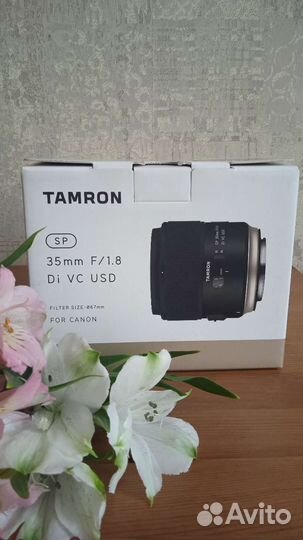 Объектив Тamron для Сanon 35 mm
