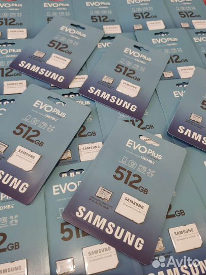 Карта памяти Samsung Evo Plus micro sd 512 Gb