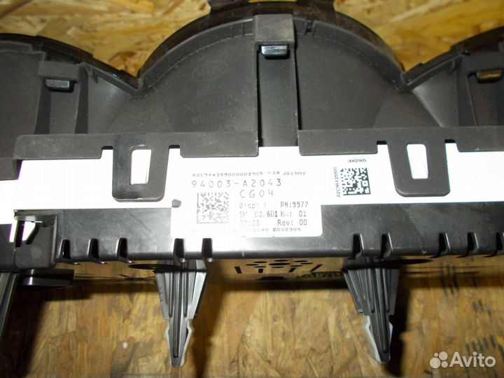 Киа Сиид щиток приборов