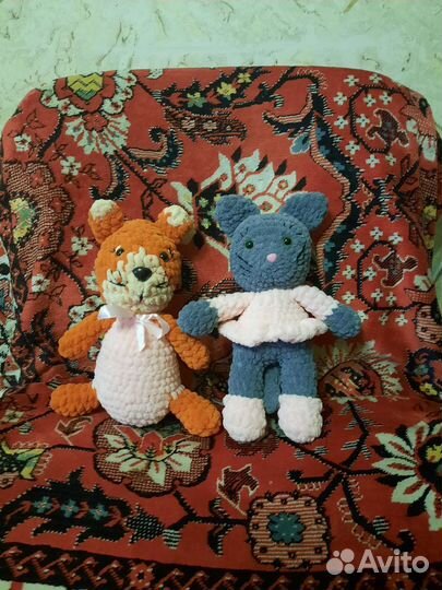 Вязаные игрушки ручной работы