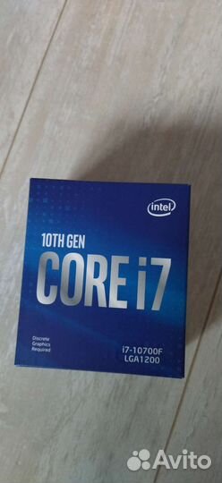 Процессор intel core i7-10700F