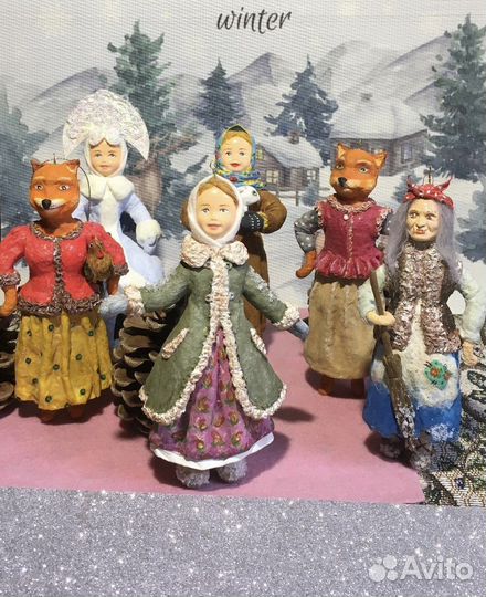 Игрушки на ёлку ручная работа на Новый год