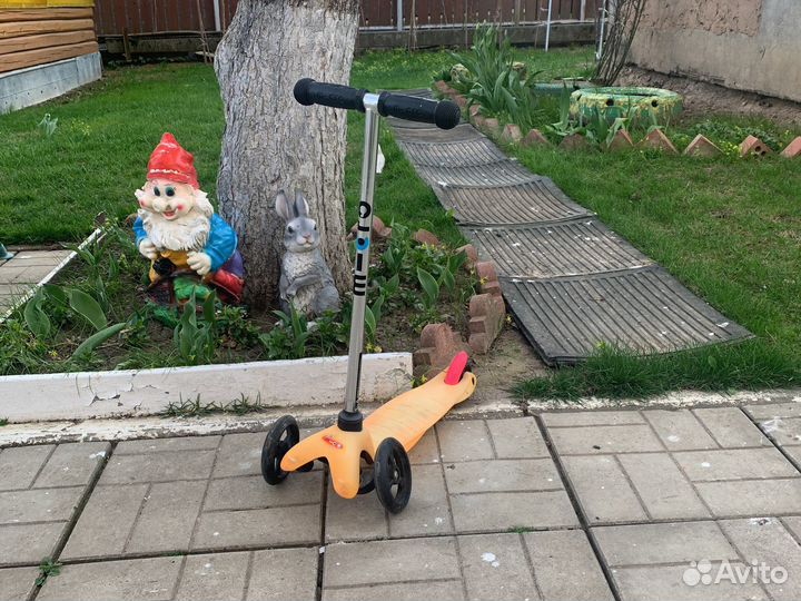 Самокат детский трехколесный бу