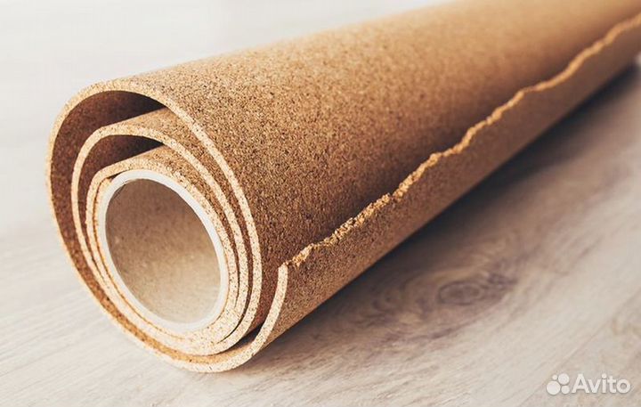 Шумоизоляция пола Пробковая подложка