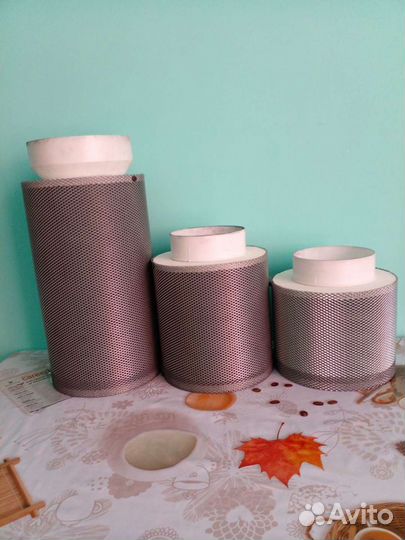 Угольные фильтры 100,160, 250, 350, 500 гроубоксов