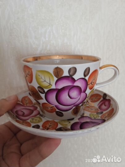 Чашка с блюдцем СССР