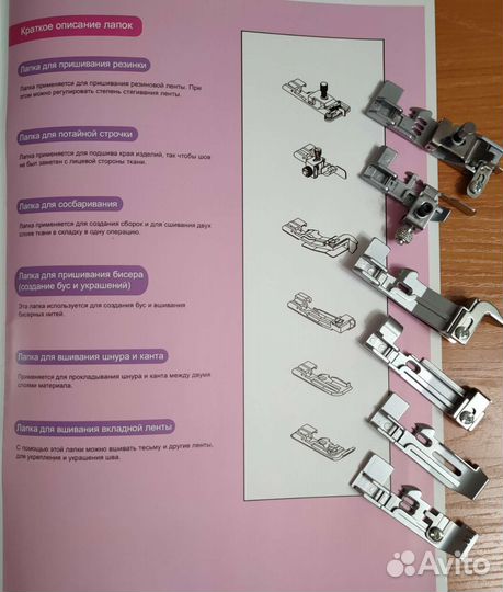 Набор доп. лапок для оверлока Merrylock