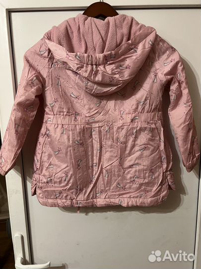 Парка для девочки mothercare