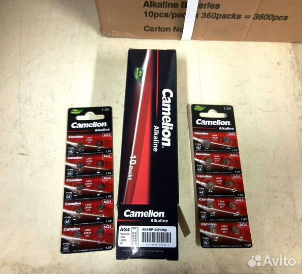Батарейки Camelion LR44 / LR43 / LR41 - Оптом