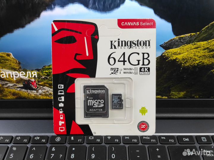 Карта памяти MicroSD Kingston