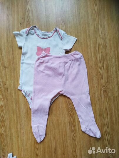 Вещи пакетом на девочку 80