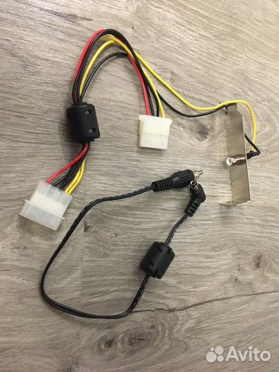 Планка портов в корпус Molex-RCA DC 12V