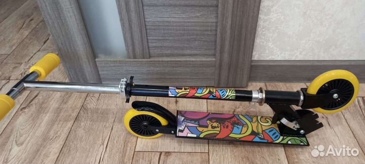 Самокат снегокат 2 в 1
