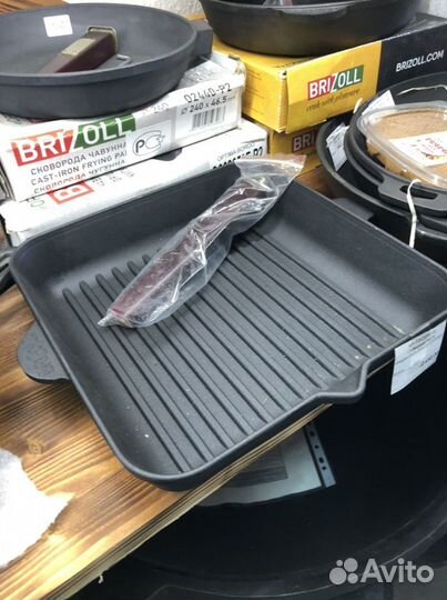 Сковорода квадратная гриль